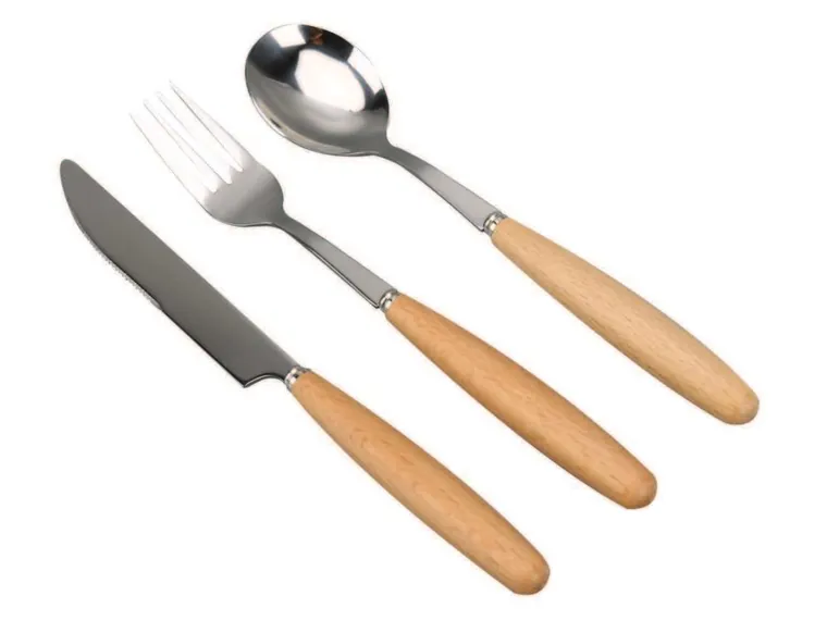 Wooden cutlery set